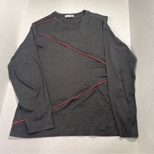 Versace collection zipper t shirt size L